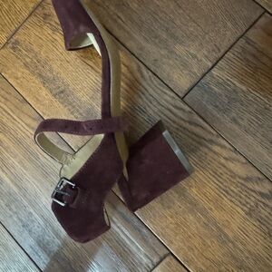 Naturalizer new dark wine colored suede shoes.  Size 8.5